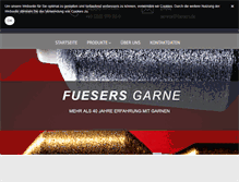 Tablet Screenshot of fuesers.de